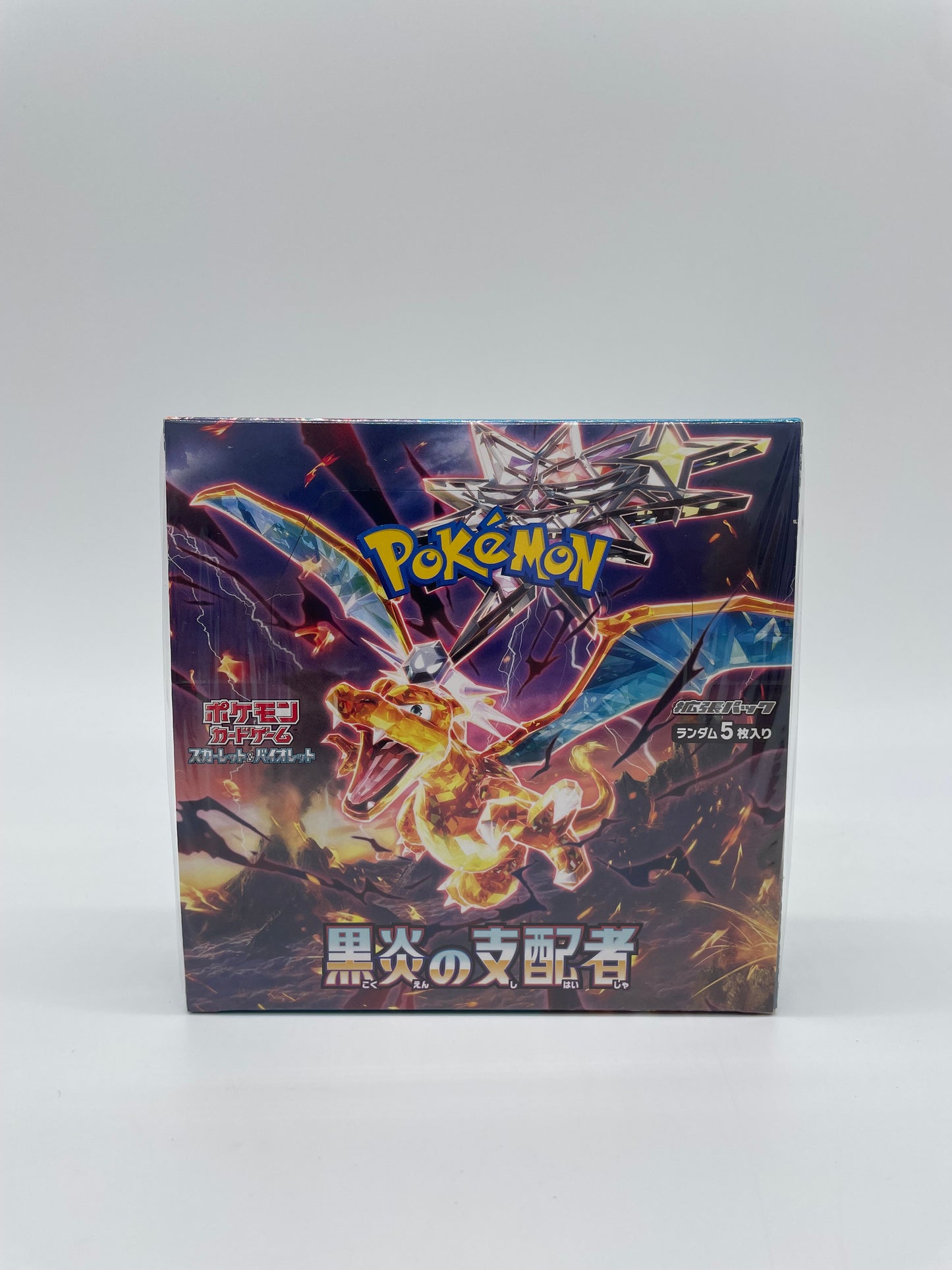 Pokémon TCG: Ruler of the Black Flame Display JPN