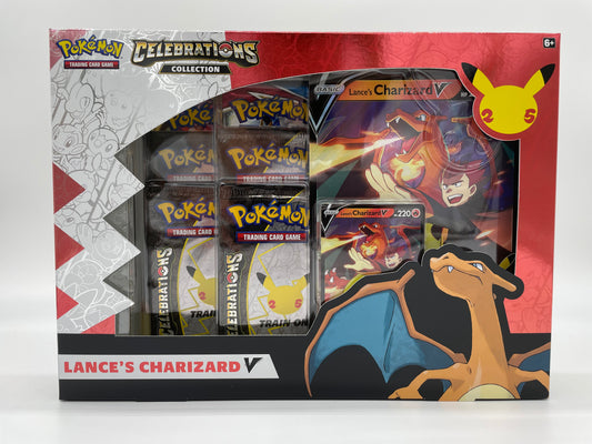Pokémon TCG: Celebrations Collection: Lance’s Charizard V Box ENG